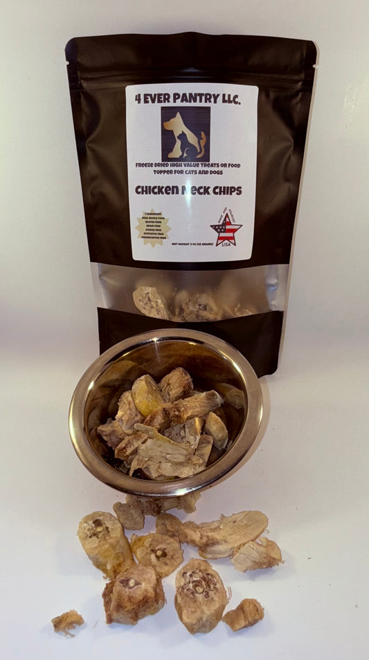 Crunchy Collagen Powerhouse: Chicken Neck Chips - Nature's Joint & Dental Support Superfood