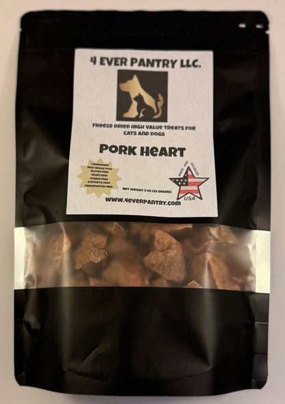 Fuel Their Fire: Pork Heart Energy Treats for Active Dogs & Cats