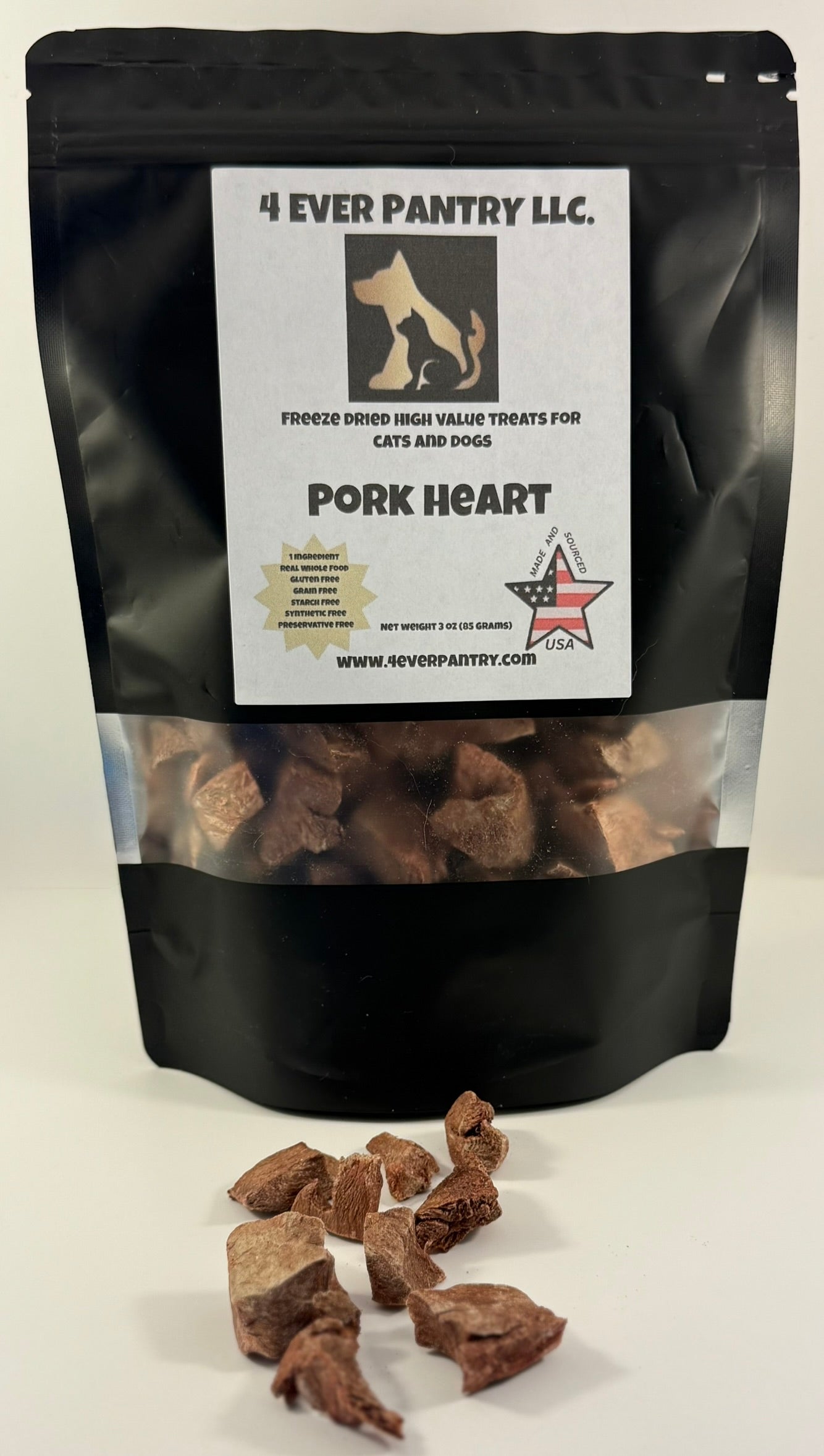 Fuel Their Fire: Pork Heart Energy Treats for Active Dogs & Cats