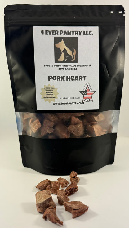 Fuel Their Fire: Pork Heart Energy Treats for Active Dogs & Cats