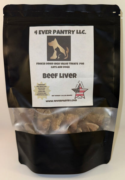 Nature's Multivitamin: Premium Beef Liver Superfood Treats Dogs & Cats Crave