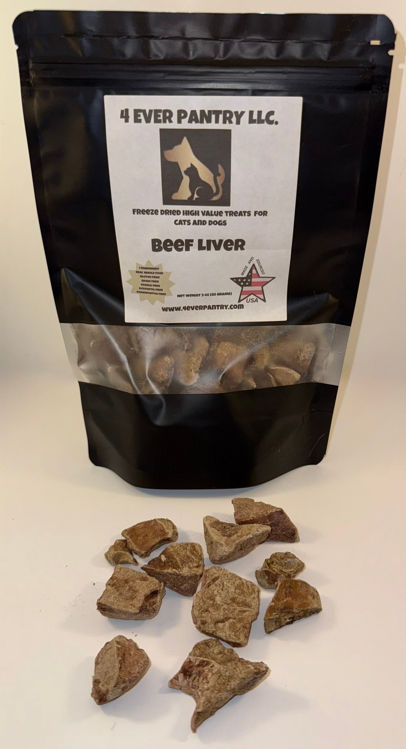 Nature's Multivitamin: Premium Beef Liver Superfood Treats Dogs & Cats Crave