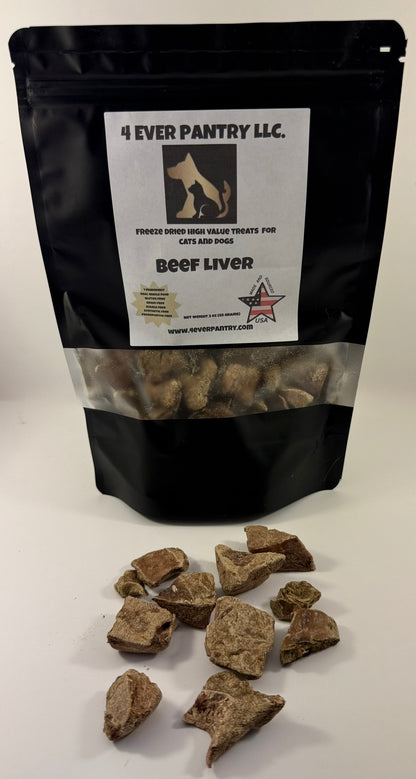 Nature's Multivitamin: Premium Beef Liver Superfood Treats Dogs & Cats Crave